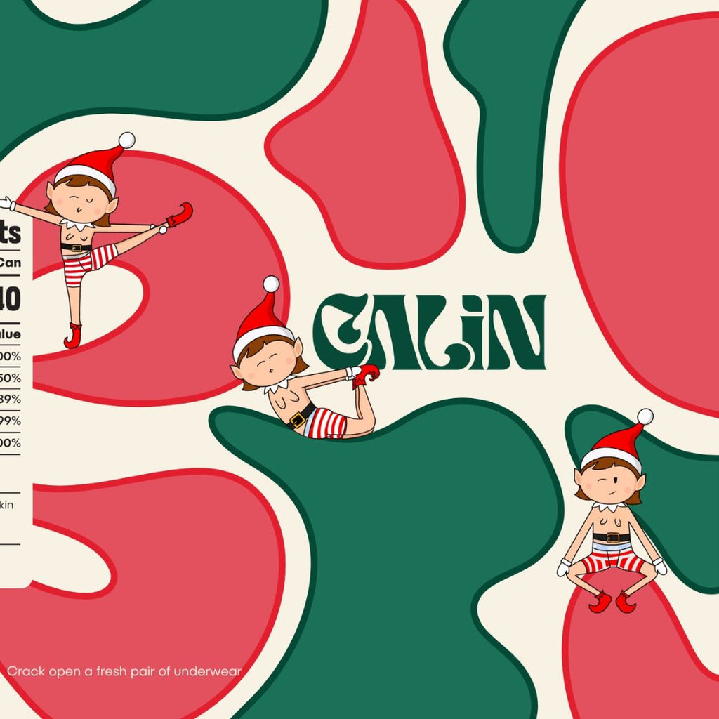 Huge Stripping Elves Gifting Can