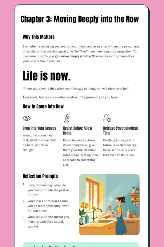 The Power Of Now - Digital Summary