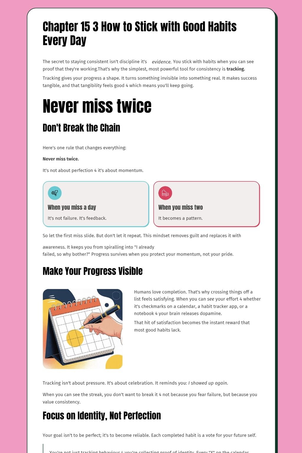 Atomic Habits - Digital Summary